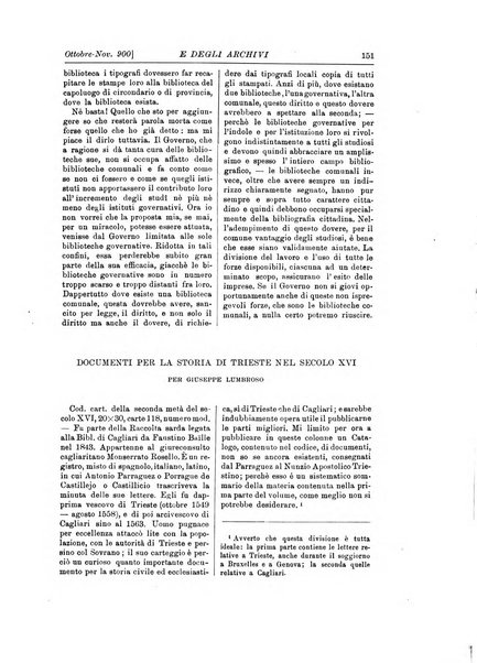 Rivista delle biblioteche e degli archivi periodico di biblioteconomia e di bibliografia di paleografia e di archivistica