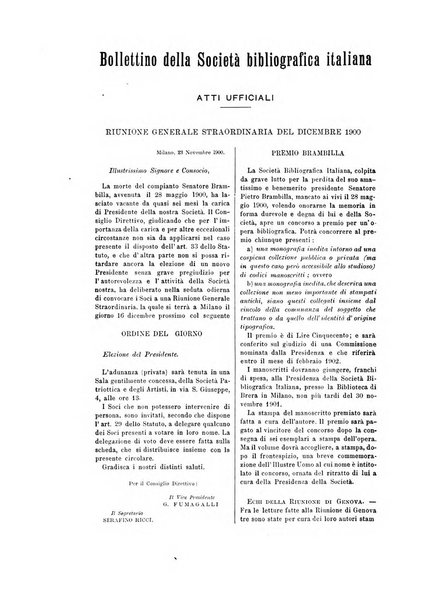 Rivista delle biblioteche e degli archivi periodico di biblioteconomia e di bibliografia di paleografia e di archivistica