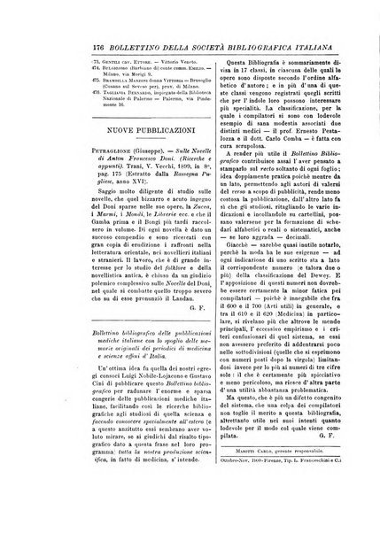 Rivista delle biblioteche e degli archivi periodico di biblioteconomia e di bibliografia di paleografia e di archivistica