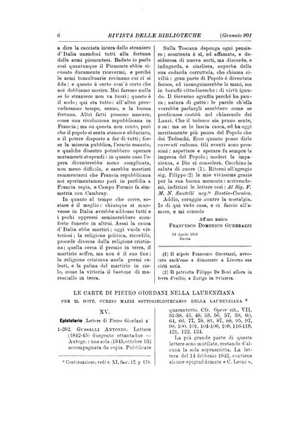 Rivista delle biblioteche e degli archivi periodico di biblioteconomia e di bibliografia di paleografia e di archivistica