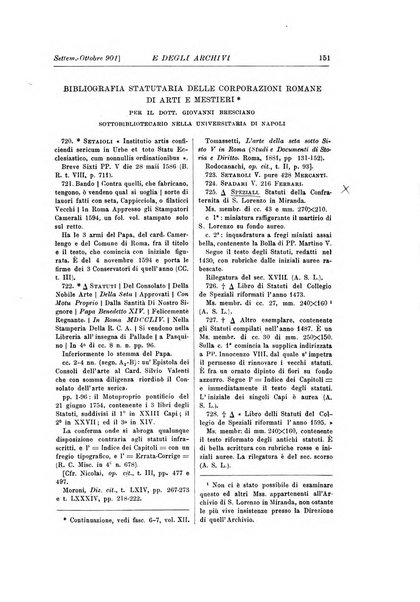 Rivista delle biblioteche e degli archivi periodico di biblioteconomia e di bibliografia di paleografia e di archivistica