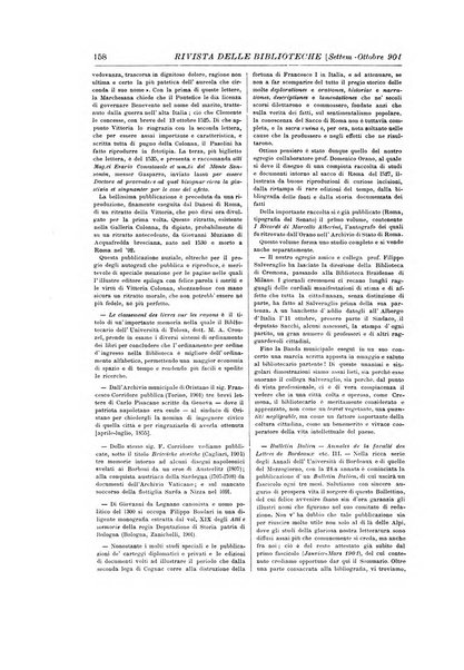 Rivista delle biblioteche e degli archivi periodico di biblioteconomia e di bibliografia di paleografia e di archivistica