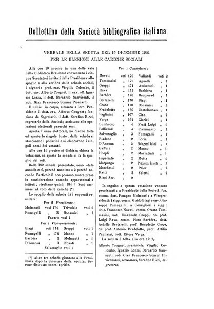 Rivista delle biblioteche e degli archivi periodico di biblioteconomia e di bibliografia di paleografia e di archivistica