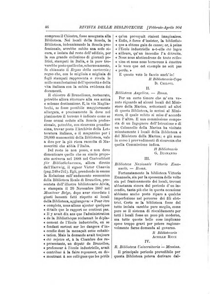 Rivista delle biblioteche e degli archivi periodico di biblioteconomia e di bibliografia di paleografia e di archivistica