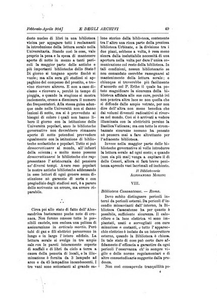 Rivista delle biblioteche e degli archivi periodico di biblioteconomia e di bibliografia di paleografia e di archivistica