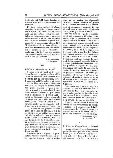 Rivista delle biblioteche e degli archivi periodico di biblioteconomia e di bibliografia di paleografia e di archivistica