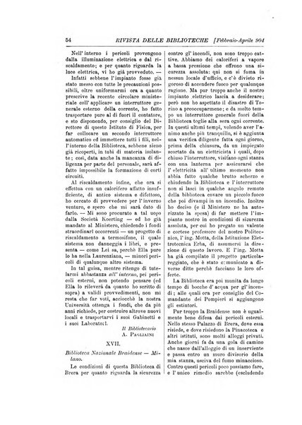 Rivista delle biblioteche e degli archivi periodico di biblioteconomia e di bibliografia di paleografia e di archivistica