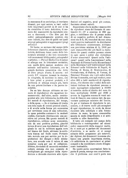 Rivista delle biblioteche e degli archivi periodico di biblioteconomia e di bibliografia di paleografia e di archivistica