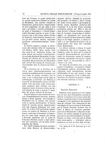 Rivista delle biblioteche e degli archivi periodico di biblioteconomia e di bibliografia di paleografia e di archivistica