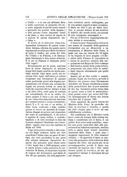 Rivista delle biblioteche e degli archivi periodico di biblioteconomia e di bibliografia di paleografia e di archivistica