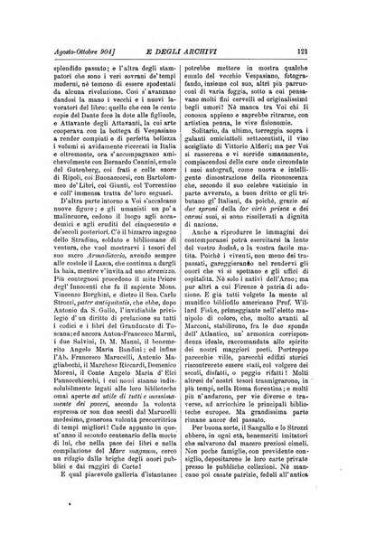 Rivista delle biblioteche e degli archivi periodico di biblioteconomia e di bibliografia di paleografia e di archivistica