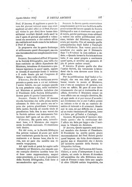 Rivista delle biblioteche e degli archivi periodico di biblioteconomia e di bibliografia di paleografia e di archivistica