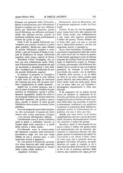 Rivista delle biblioteche e degli archivi periodico di biblioteconomia e di bibliografia di paleografia e di archivistica