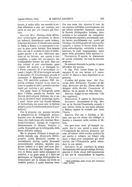 Rivista delle biblioteche e degli archivi periodico di biblioteconomia e di bibliografia di paleografia e di archivistica