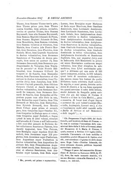 Rivista delle biblioteche e degli archivi periodico di biblioteconomia e di bibliografia di paleografia e di archivistica