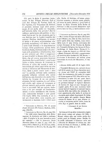 Rivista delle biblioteche e degli archivi periodico di biblioteconomia e di bibliografia di paleografia e di archivistica