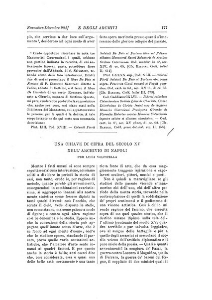 Rivista delle biblioteche e degli archivi periodico di biblioteconomia e di bibliografia di paleografia e di archivistica