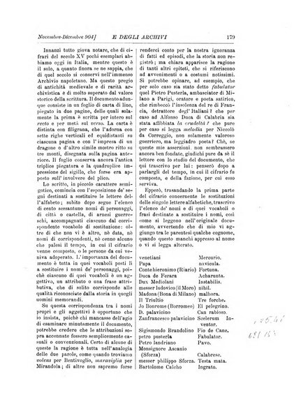 Rivista delle biblioteche e degli archivi periodico di biblioteconomia e di bibliografia di paleografia e di archivistica