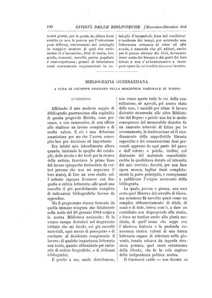 Rivista delle biblioteche e degli archivi periodico di biblioteconomia e di bibliografia di paleografia e di archivistica