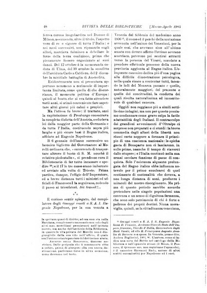 Rivista delle biblioteche e degli archivi periodico di biblioteconomia e di bibliografia di paleografia e di archivistica