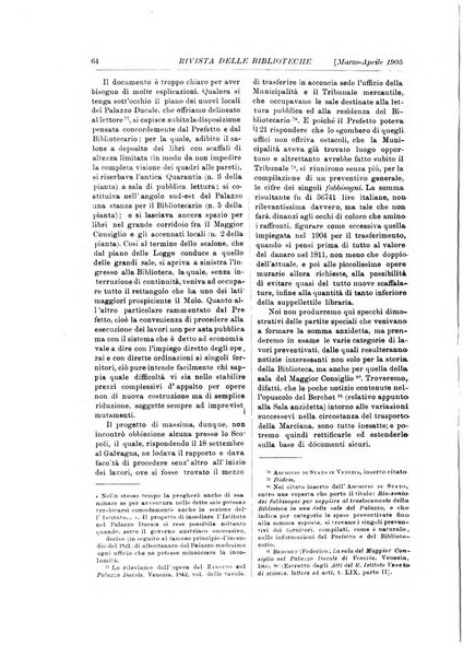 Rivista delle biblioteche e degli archivi periodico di biblioteconomia e di bibliografia di paleografia e di archivistica