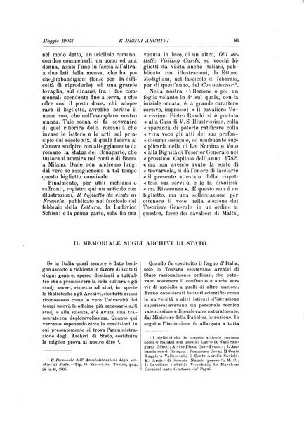 Rivista delle biblioteche e degli archivi periodico di biblioteconomia e di bibliografia di paleografia e di archivistica