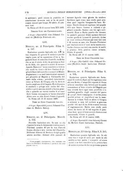 Rivista delle biblioteche e degli archivi periodico di biblioteconomia e di bibliografia di paleografia e di archivistica