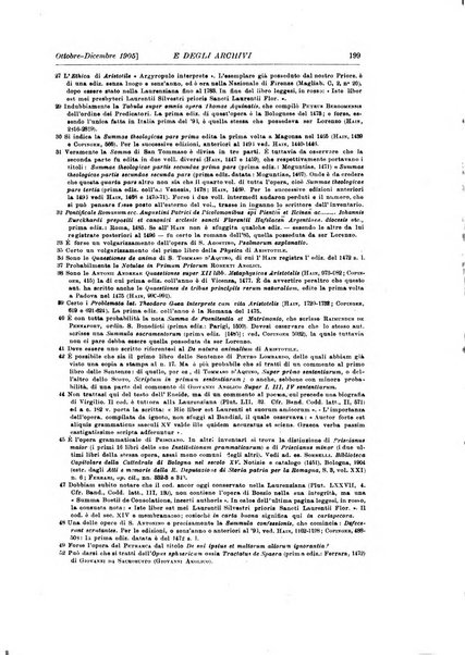 Rivista delle biblioteche e degli archivi periodico di biblioteconomia e di bibliografia di paleografia e di archivistica