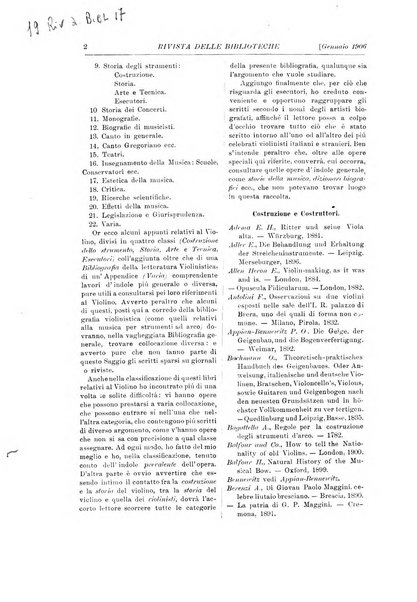 Rivista delle biblioteche e degli archivi periodico di biblioteconomia e di bibliografia di paleografia e di archivistica