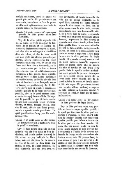 Rivista delle biblioteche e degli archivi periodico di biblioteconomia e di bibliografia di paleografia e di archivistica