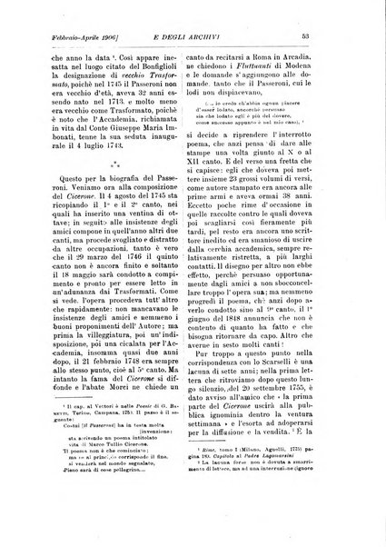 Rivista delle biblioteche e degli archivi periodico di biblioteconomia e di bibliografia di paleografia e di archivistica