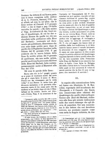 Rivista delle biblioteche e degli archivi periodico di biblioteconomia e di bibliografia di paleografia e di archivistica