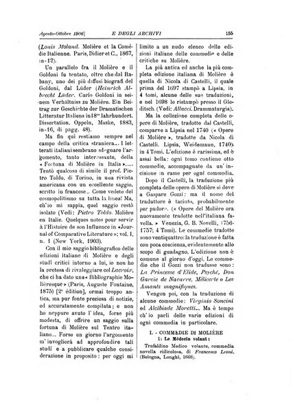 Rivista delle biblioteche e degli archivi periodico di biblioteconomia e di bibliografia di paleografia e di archivistica