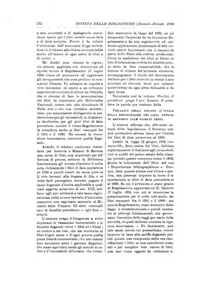 Rivista delle biblioteche e degli archivi periodico di biblioteconomia e di bibliografia di paleografia e di archivistica