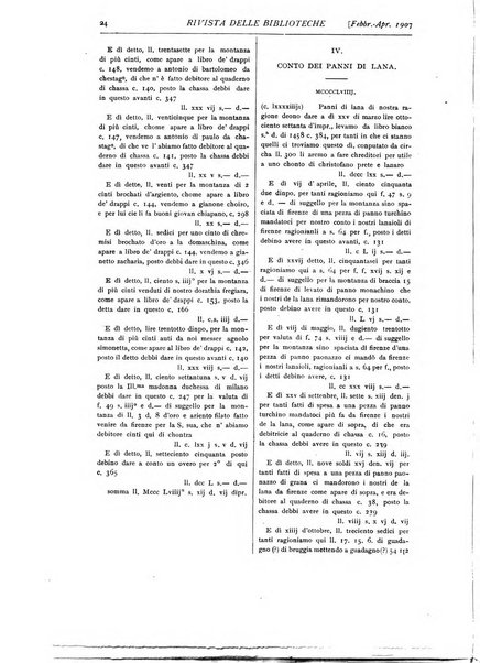 Rivista delle biblioteche e degli archivi periodico di biblioteconomia e di bibliografia di paleografia e di archivistica