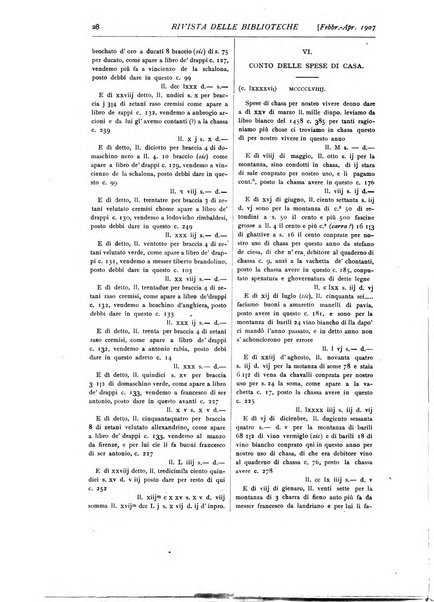 Rivista delle biblioteche e degli archivi periodico di biblioteconomia e di bibliografia di paleografia e di archivistica