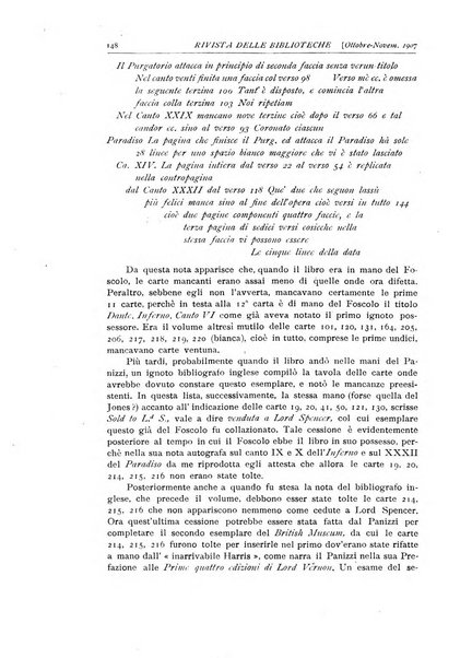 Rivista delle biblioteche e degli archivi periodico di biblioteconomia e di bibliografia di paleografia e di archivistica