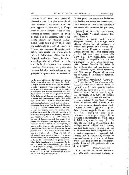 Rivista delle biblioteche e degli archivi periodico di biblioteconomia e di bibliografia di paleografia e di archivistica