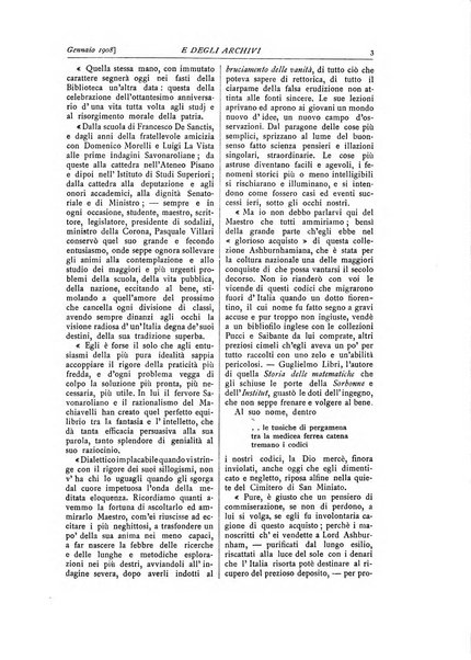 Rivista delle biblioteche e degli archivi periodico di biblioteconomia e di bibliografia di paleografia e di archivistica