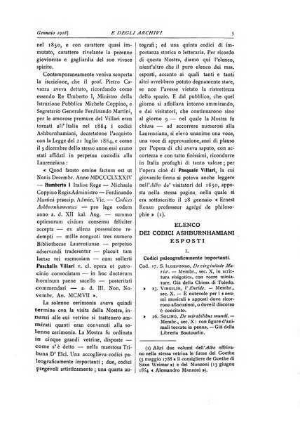 Rivista delle biblioteche e degli archivi periodico di biblioteconomia e di bibliografia di paleografia e di archivistica