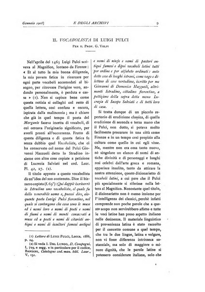 Rivista delle biblioteche e degli archivi periodico di biblioteconomia e di bibliografia di paleografia e di archivistica