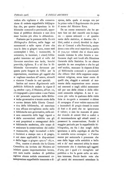 Rivista delle biblioteche e degli archivi periodico di biblioteconomia e di bibliografia di paleografia e di archivistica