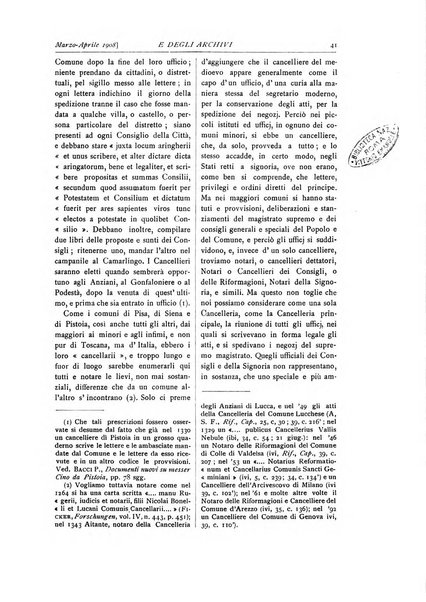 Rivista delle biblioteche e degli archivi periodico di biblioteconomia e di bibliografia di paleografia e di archivistica