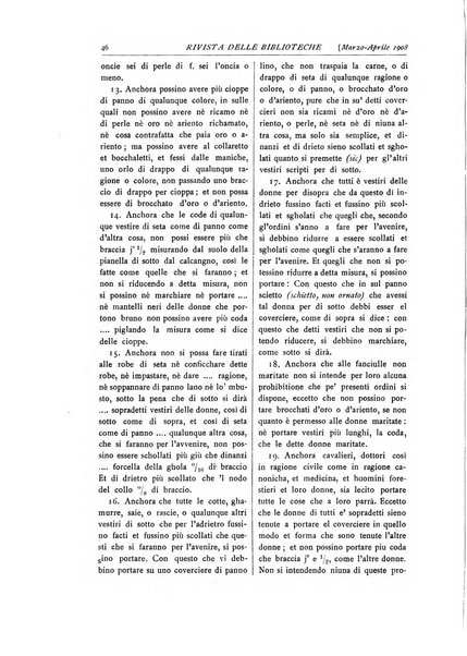 Rivista delle biblioteche e degli archivi periodico di biblioteconomia e di bibliografia di paleografia e di archivistica