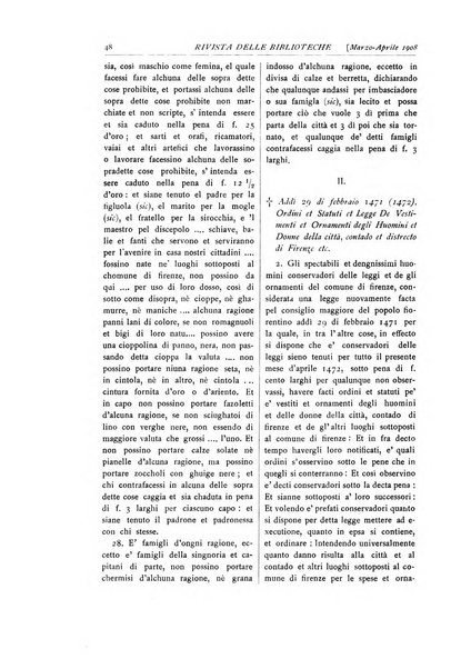 Rivista delle biblioteche e degli archivi periodico di biblioteconomia e di bibliografia di paleografia e di archivistica