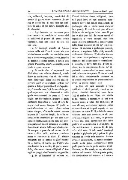 Rivista delle biblioteche e degli archivi periodico di biblioteconomia e di bibliografia di paleografia e di archivistica