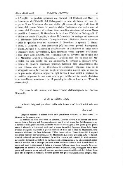 Rivista delle biblioteche e degli archivi periodico di biblioteconomia e di bibliografia di paleografia e di archivistica