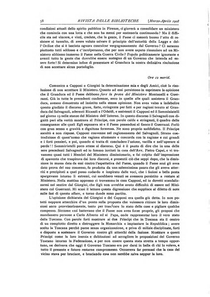 Rivista delle biblioteche e degli archivi periodico di biblioteconomia e di bibliografia di paleografia e di archivistica