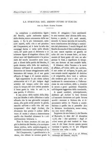 Rivista delle biblioteche e degli archivi periodico di biblioteconomia e di bibliografia di paleografia e di archivistica