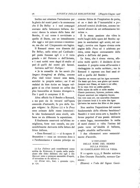 Rivista delle biblioteche e degli archivi periodico di biblioteconomia e di bibliografia di paleografia e di archivistica